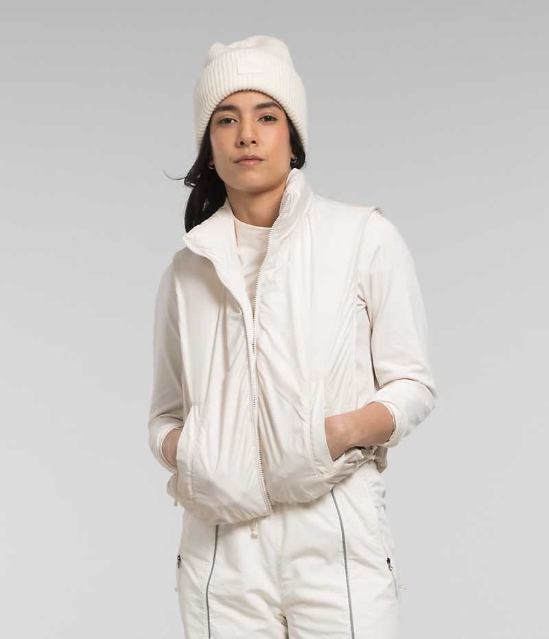 Women's The North Face Lhotse Reversible Vest White | TORONTO OKAMHN