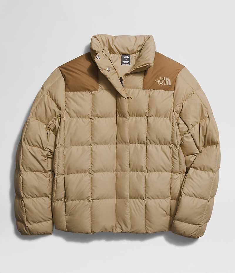 Women's The North Face Lhotse Reversible Down Jacket Khaki | TORONTO BHLPQZ