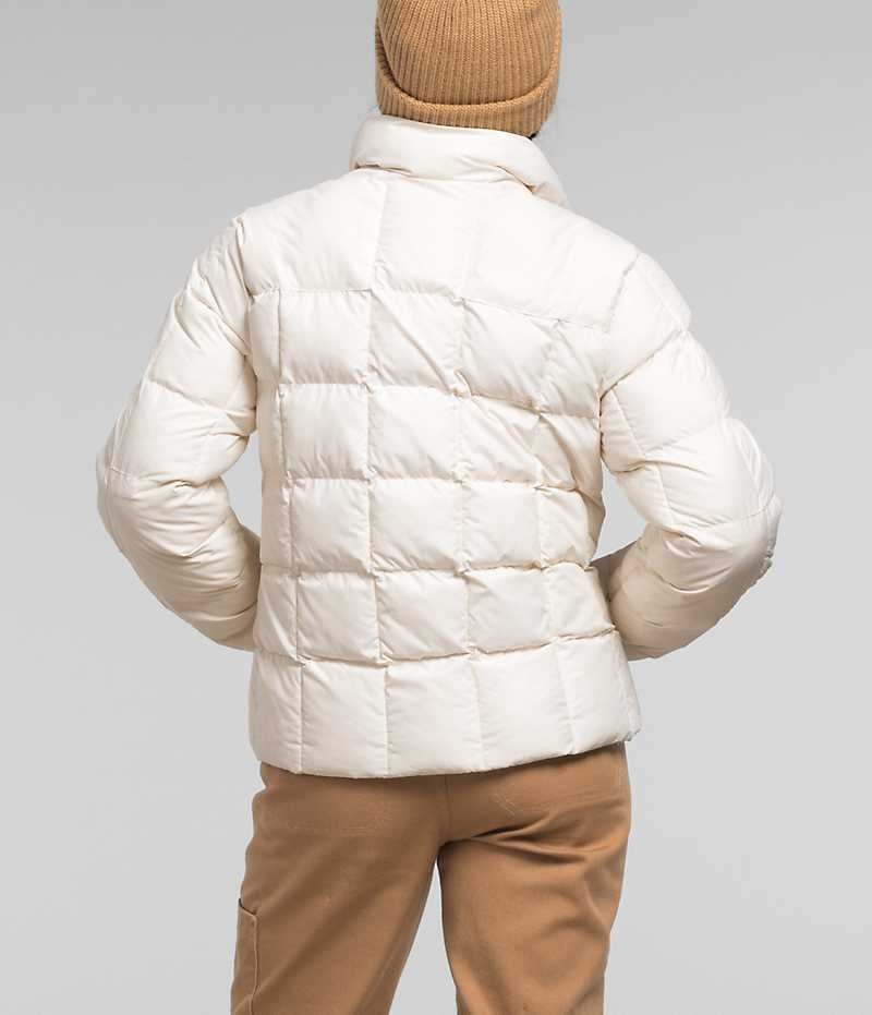 Women's The North Face Lhotse Reversible Down Jacket White | OTTAWA PNWXQE