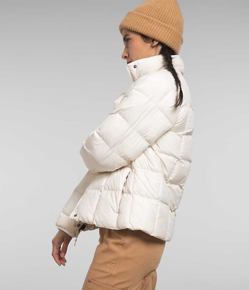 Women's The North Face Lhotse Reversible Down Jacket White | OTTAWA PNWXQE