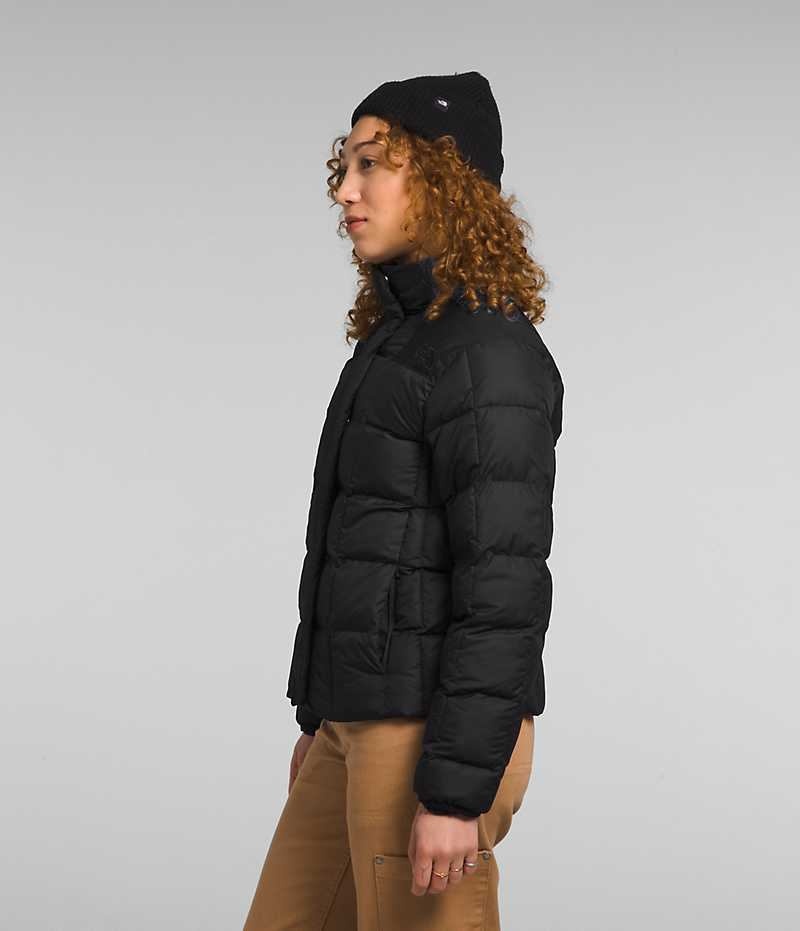 Women's The North Face Lhotse Reversible Down Jacket Black | CANADA HRGFKO