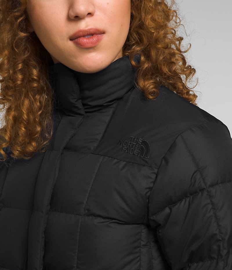 Women's The North Face Lhotse Reversible Down Jacket Black | CANADA HRGFKO