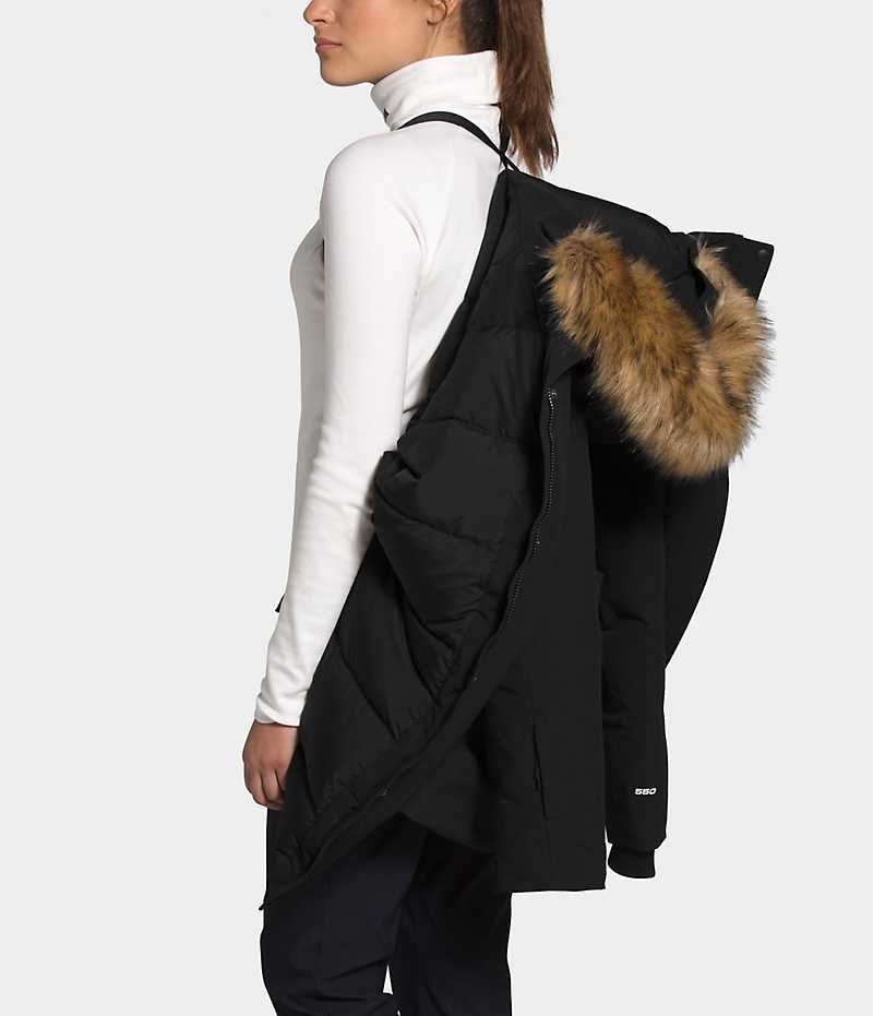 Women's The North Face New Outerboroughs Parka Black | TORONTO SYQPVK