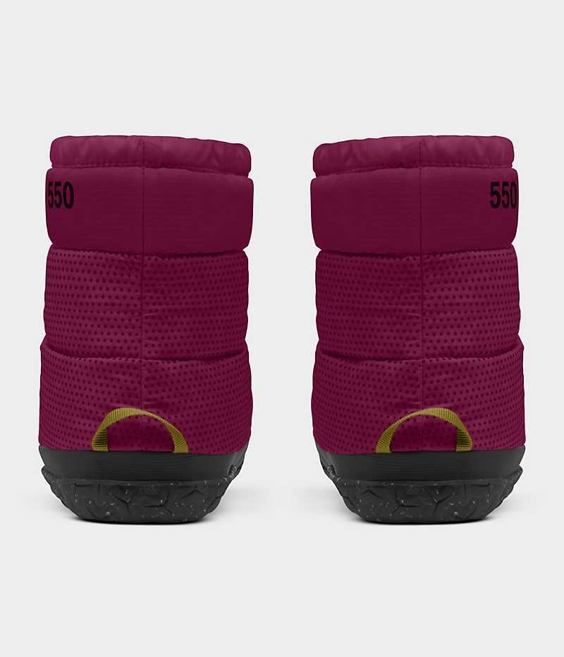 Women's The North Face Nuptse Après Winter Boots Fuchsia | TORONTO SNUMEO