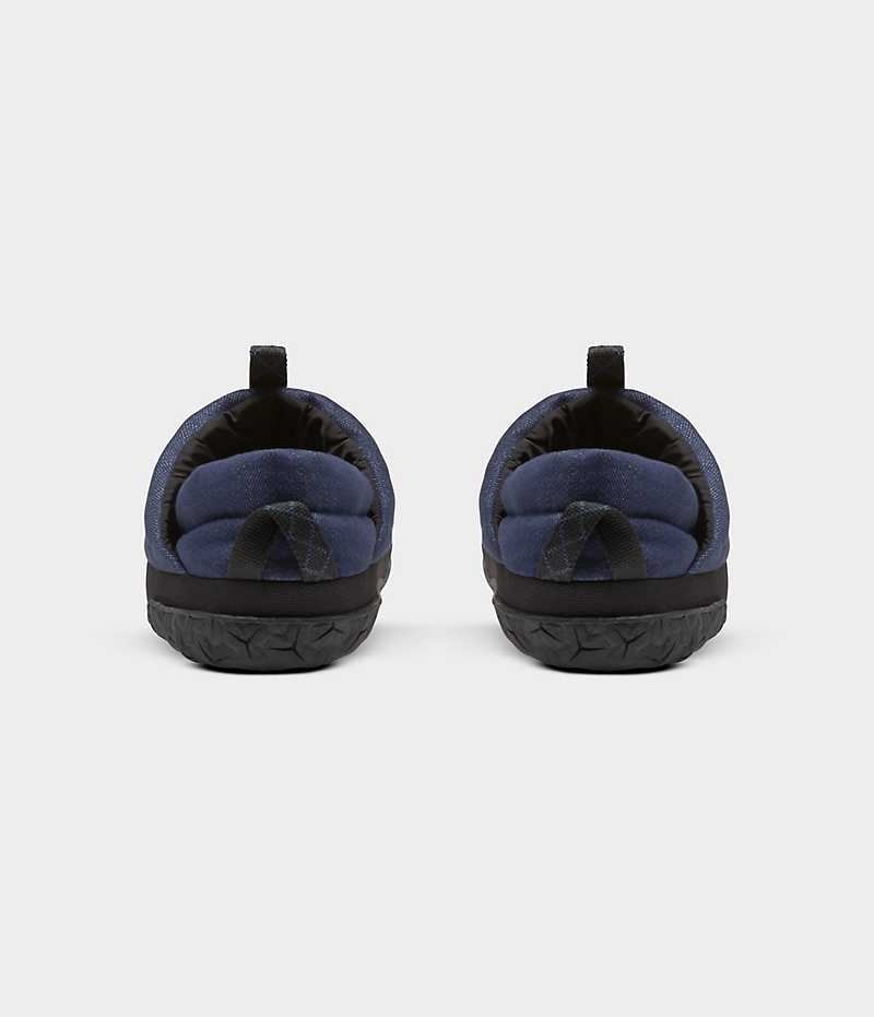 Women's The North Face Nuptse Denim Mules Blue | CANADA LITQZB