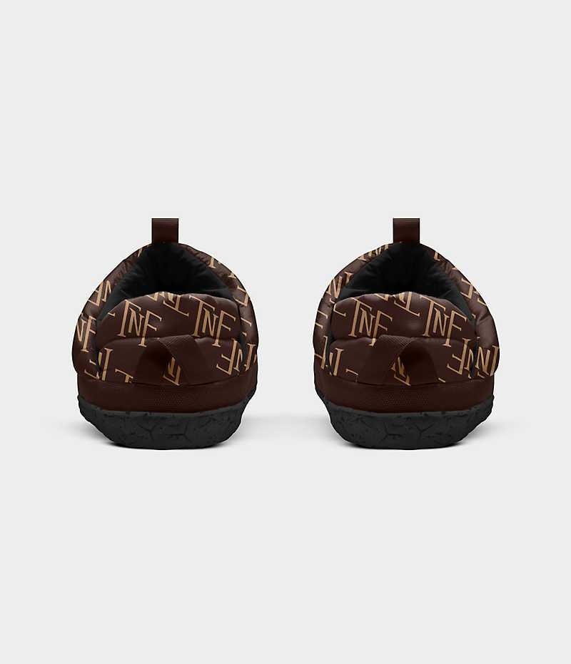 Women's The North Face Nuptse Mules Brown | CANADA GMKYLP