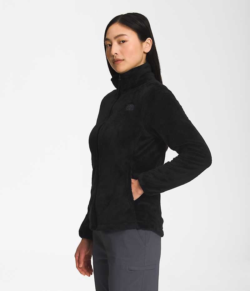 Women's The North Face Osito Fleece Jacket Black | OTTAWA CFQUOH