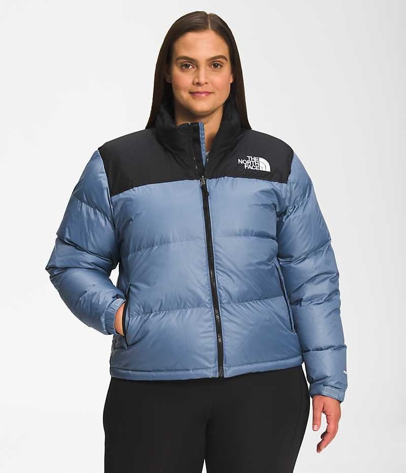 Women\'s The North Face Plus 1996 Retro Nuptse Down Jacket Blue | TORONTO ESZXTM