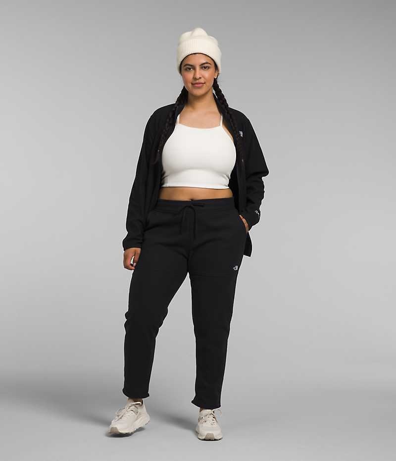 Women's The North Face Plus Alpine Polartec® 100 Fleece Pants Black | TORONTO GVJXED