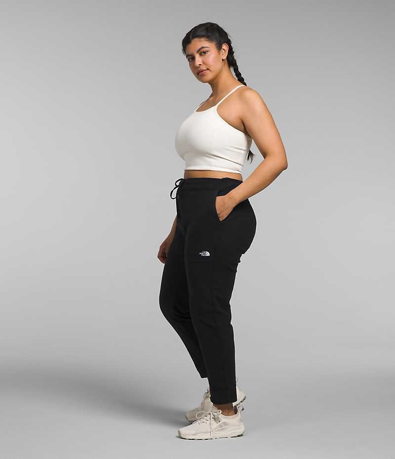 Women's The North Face Plus Alpine Polartec® 100 Fleece Pants Black | TORONTO GVJXED