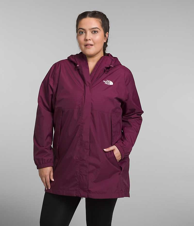 Women\'s The North Face Plus Antora Parka Fuchsia | TORONTO UMYKIT