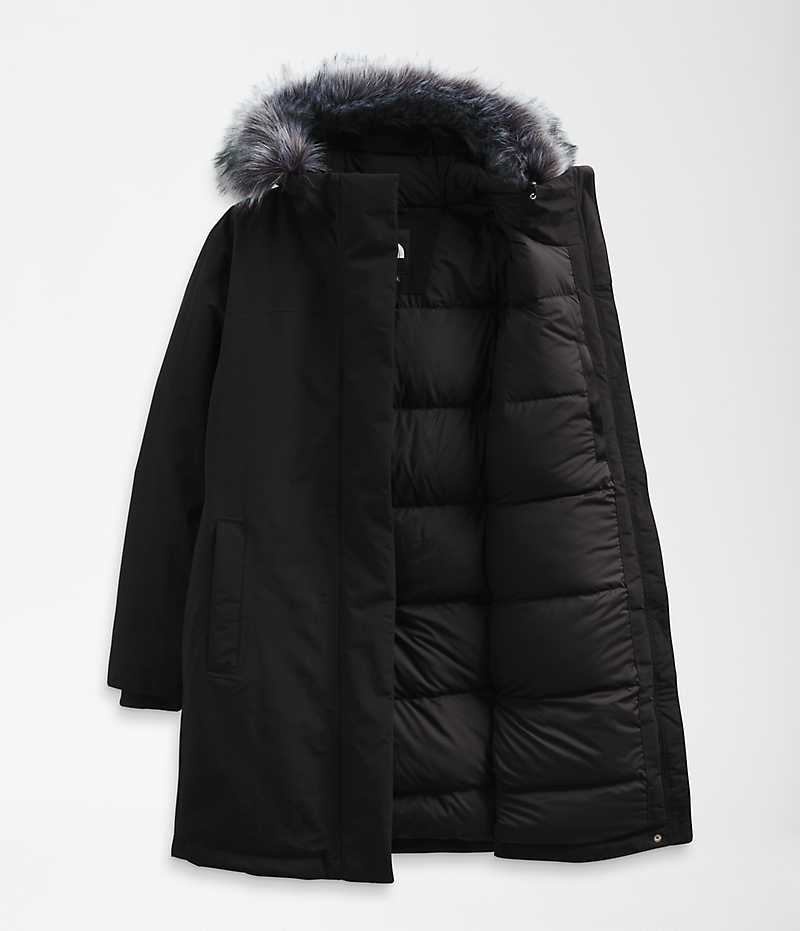 Women's The North Face Plus Arctic Parka Black | CANADA PUSRKY