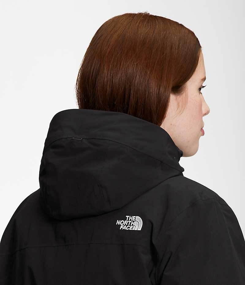 Women's The North Face Plus Arctic Parka Black | CANADA PUSRKY