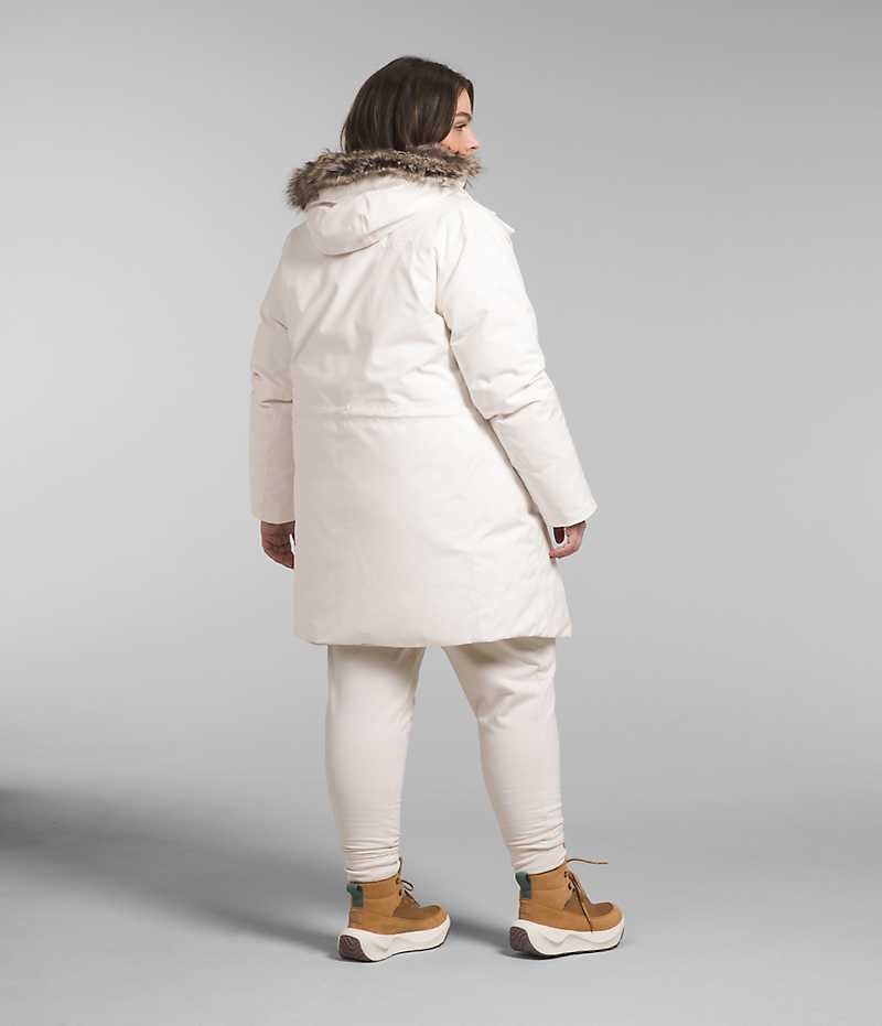 Women's The North Face Plus Arctic Parka White | TORONTO QIHLEW