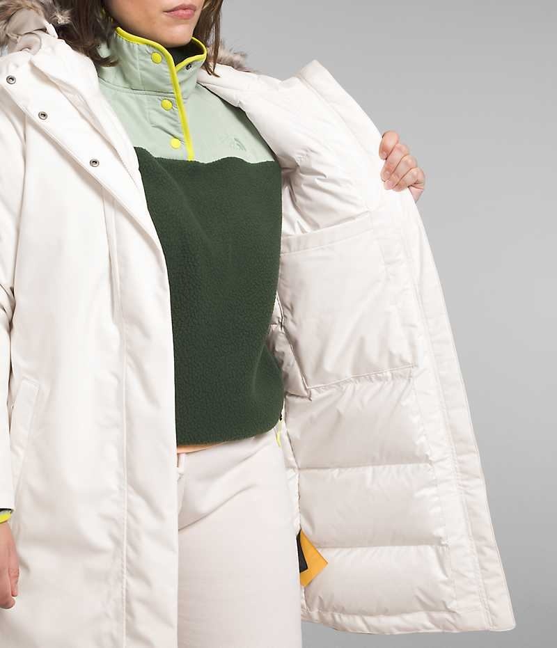 Women's The North Face Plus Arctic Parka White | TORONTO QIHLEW