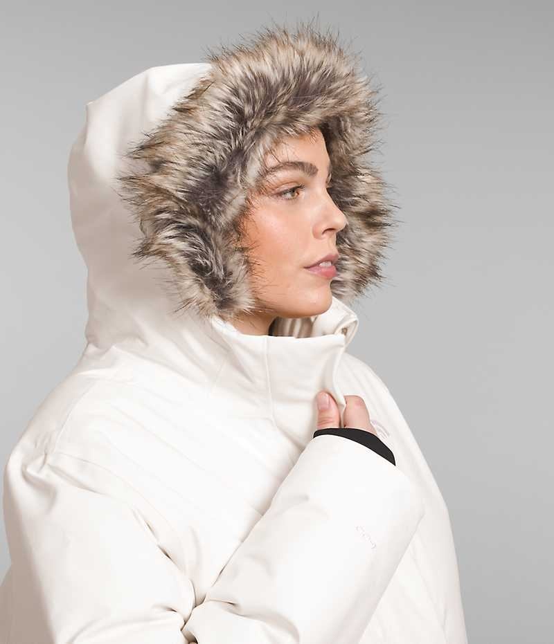 Women's The North Face Plus Arctic Parka White | TORONTO QIHLEW