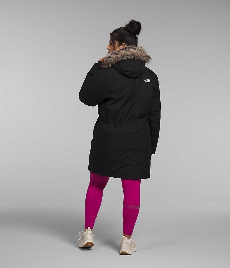 Women's The North Face Plus Arctic Parka Black | CANADA YLGHIW