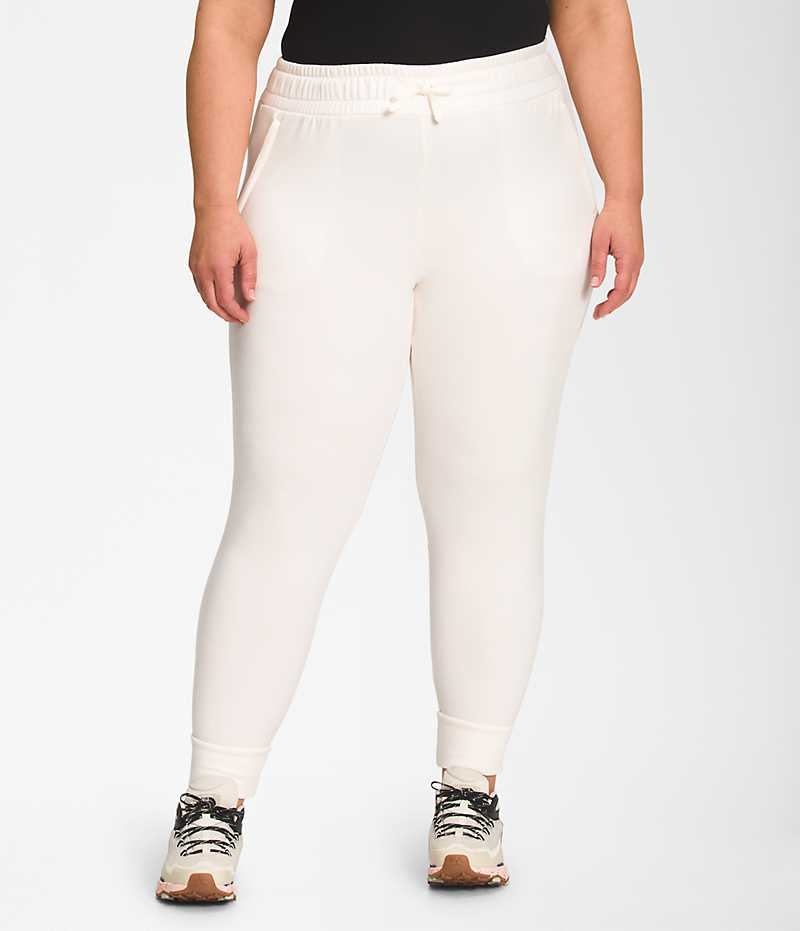 Women\'s The North Face Plus Canyonlands Jogger White | TORONTO UVGDAQ