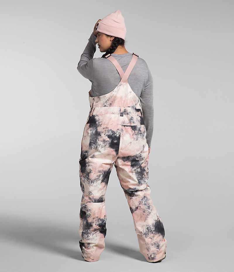 Women's The North Face Plus Freedom Insulated Bib Pants Pink | TORONTO HGMWRE