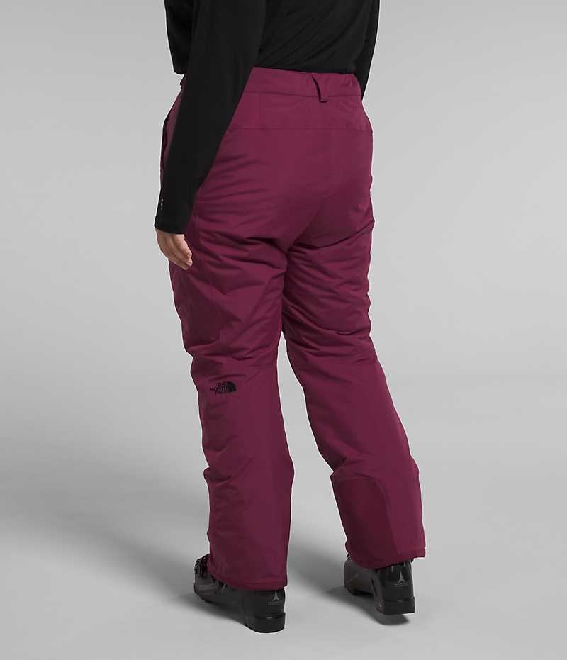 Women's The North Face Plus Freedom Insulated Pants Fuchsia | TORONTO DQMFKR