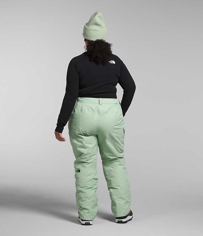 Women's The North Face Plus Freedom Insulated Pants Mint | CANADA GJPHXZ