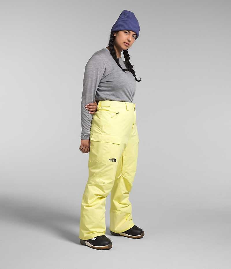 Women's The North Face Plus Freedom Insulated Pants Yellow | OTTAWA GSKQCT