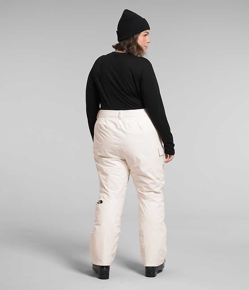 Women's The North Face Plus Freedom Insulated Pants White | CANADA SOQUYL