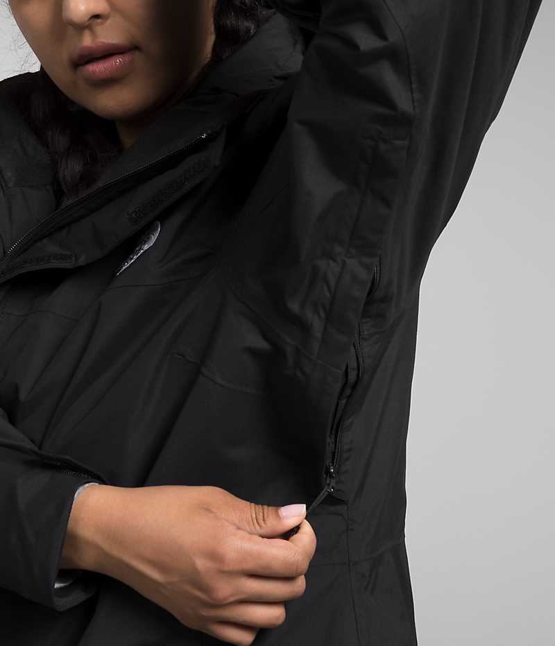 Women's The North Face Plus Freedom Insulated Jacket Black | OTTAWA FZSPHW