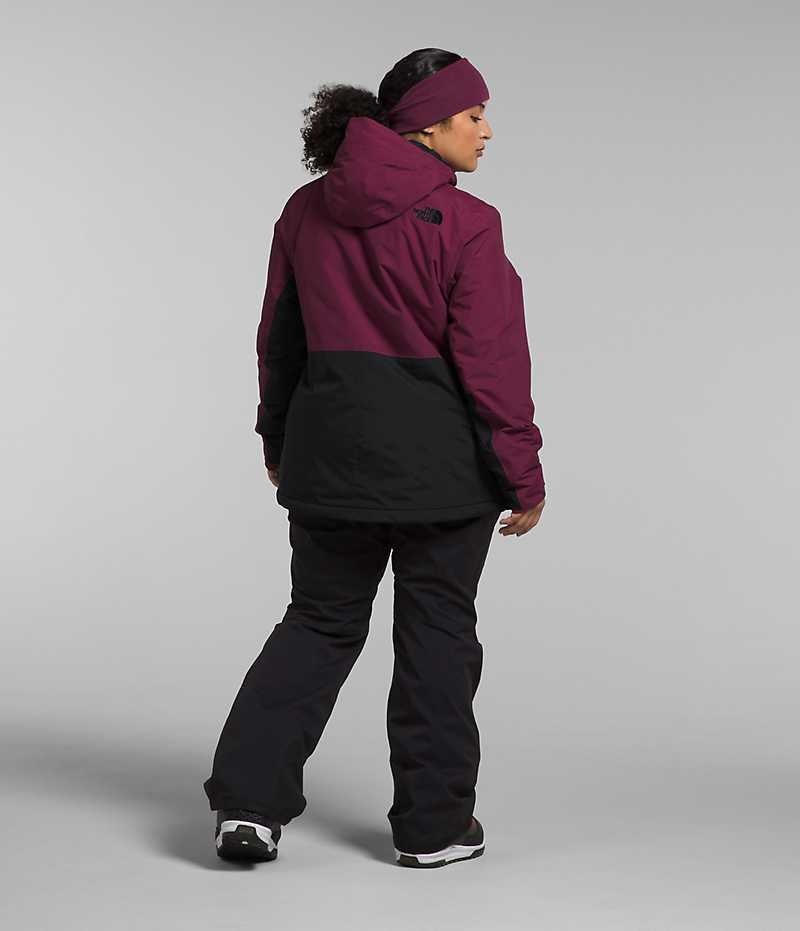 Women's The North Face Plus Freedom Insulated Jacket Fuchsia / Black | CANADA WLMGDZ