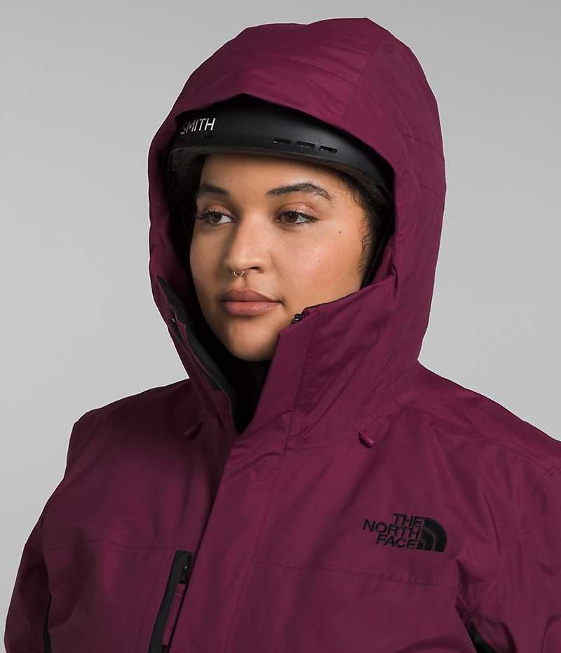 Women's The North Face Plus Freedom Insulated Jacket Fuchsia / Black | CANADA WLMGDZ