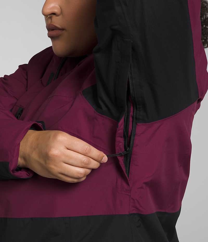 Women's The North Face Plus Freedom Insulated Jacket Fuchsia / Black | CANADA WLMGDZ