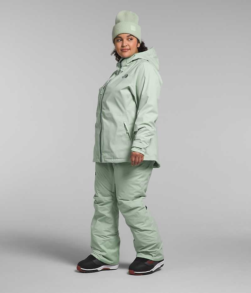 Women's The North Face Plus Freedom Stretch Insulated Jacket Mint | OTTAWA DLRXTV