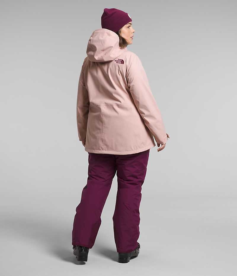 Women's The North Face Plus Freedom Stretch Insulated Jacket Pink | CANADA LEYVCO