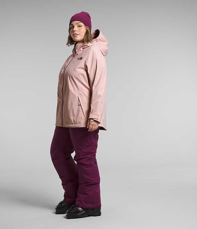 Women's The North Face Plus Freedom Stretch Insulated Jacket Pink | CANADA LEYVCO