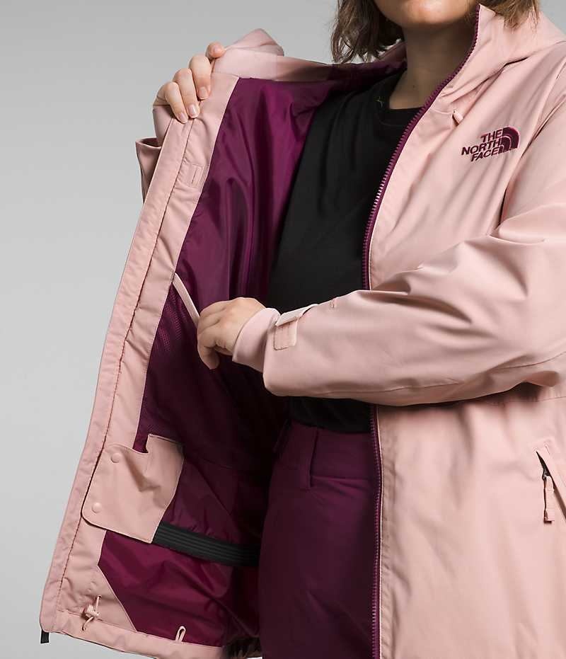 Women's The North Face Plus Freedom Stretch Insulated Jacket Pink | CANADA LEYVCO