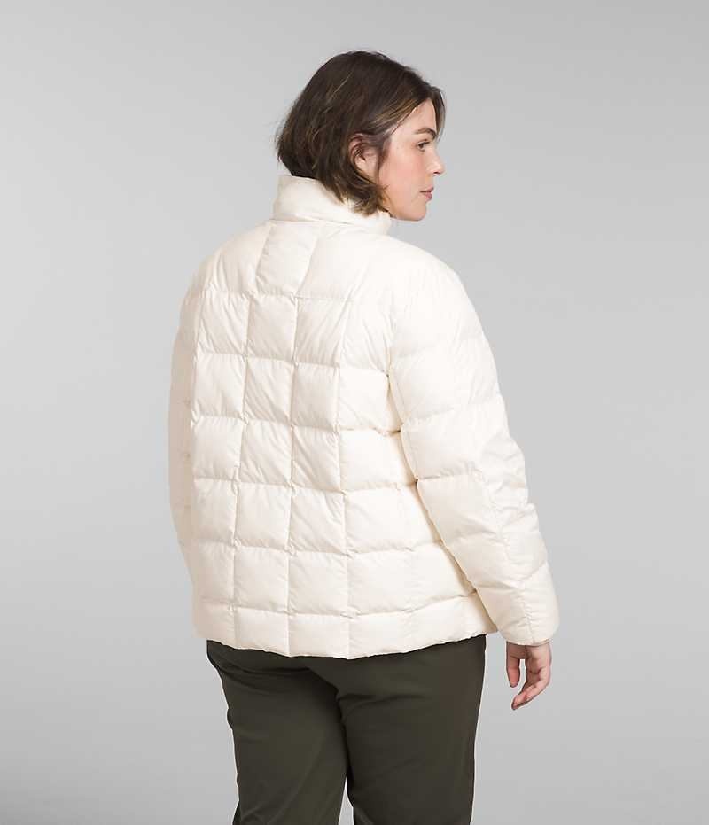 Women's The North Face Plus Lhotse Reversible Down Jacket White | TORONTO GRBPLV