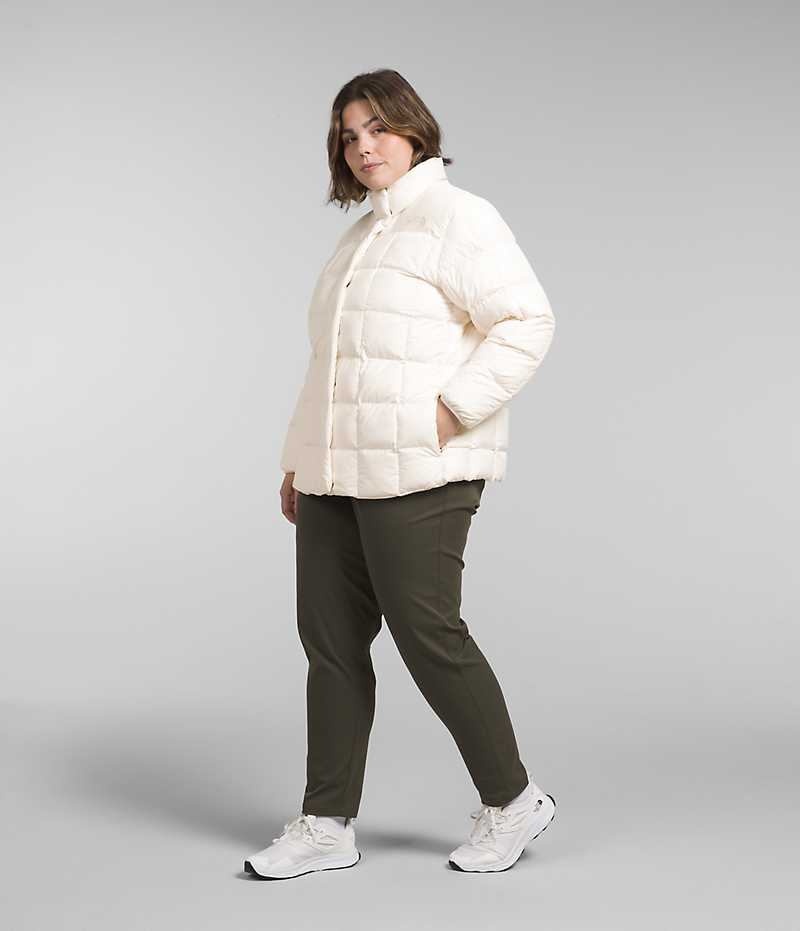 Women's The North Face Plus Lhotse Reversible Down Jacket White | TORONTO GRBPLV