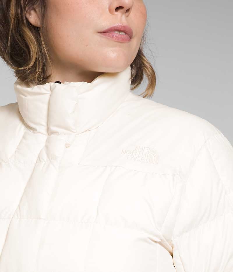 Women's The North Face Plus Lhotse Reversible Down Jacket White | TORONTO GRBPLV