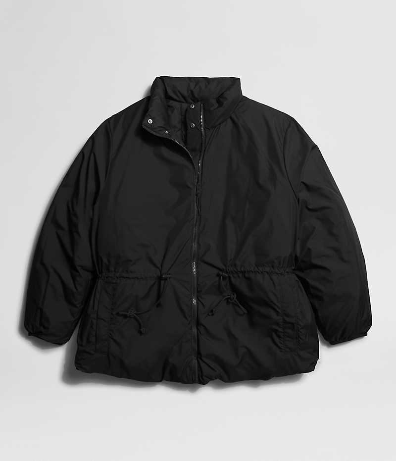 Women's The North Face Plus Lhotse Reversible Down Jacket Black | OTTAWA BSXEMF