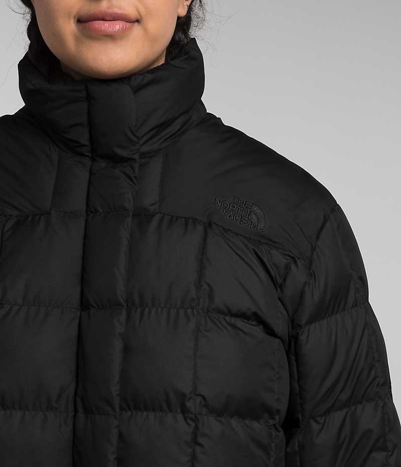 Women's The North Face Plus Lhotse Reversible Down Jacket Black | OTTAWA BSXEMF