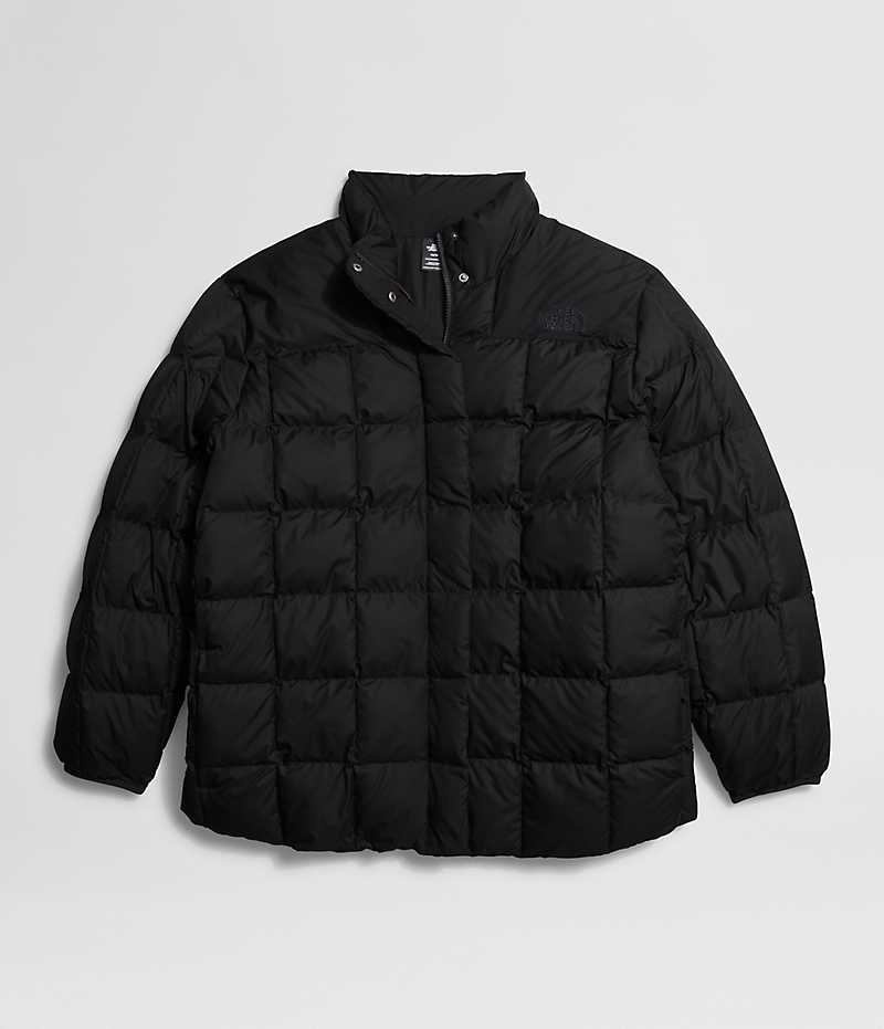 Women's The North Face Plus Lhotse Reversible Down Jacket Black | OTTAWA BSXEMF