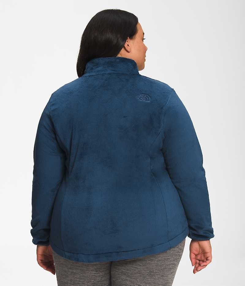 Women's The North Face Plus Osito Fleece Jacket Blue | CANADA SOIMJN