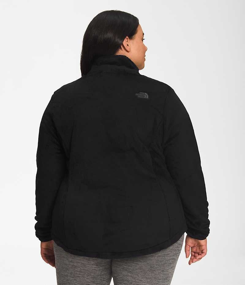 Women's The North Face Plus Osito Fleece Jacket Black | OTTAWA YDIEUM