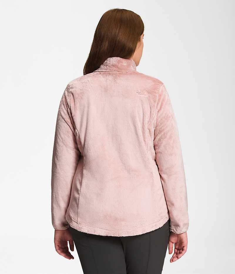 Women's The North Face Plus Osito Fleece Jacket Pink | CANADA LYBTPS