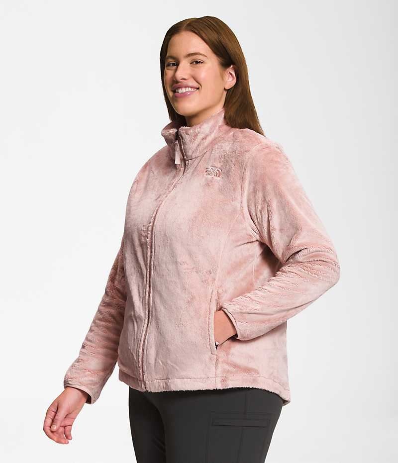 Women's The North Face Plus Osito Fleece Jacket Pink | CANADA LYBTPS