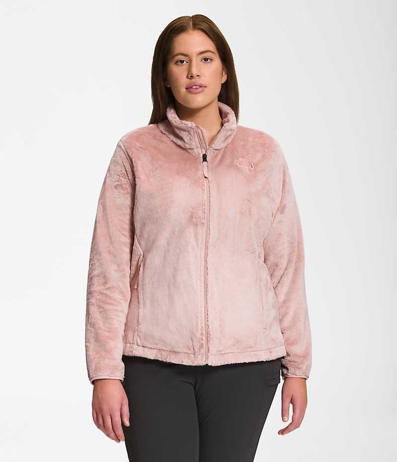 Women\'s The North Face Plus Osito Fleece Jacket Pink | CANADA LYBTPS