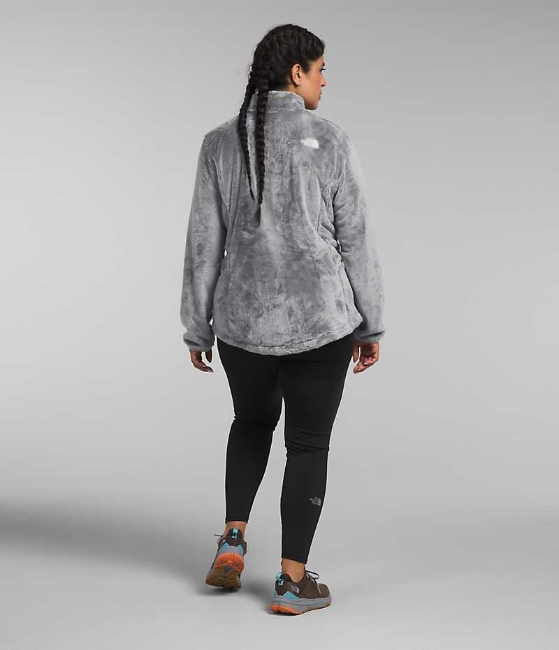 Women's The North Face Plus Osito Fleece Jacket Grey | TORONTO GQKCXV