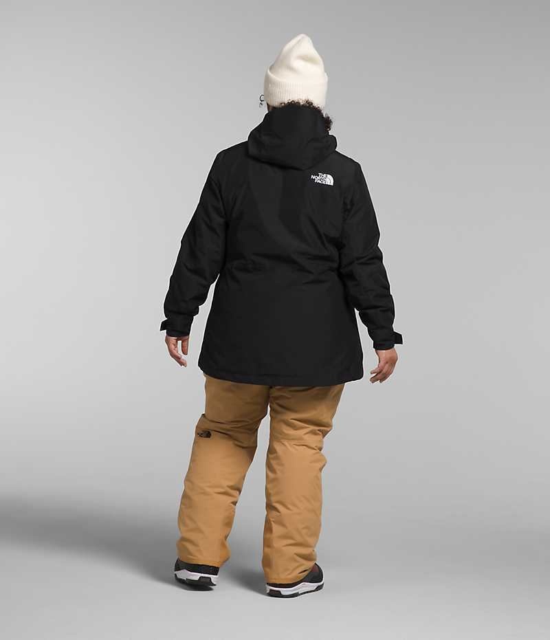 Women's The North Face Plus ThermoBall™ Eco Snow Triclimate® Insulated Jacket Black | CANADA OIDWQM