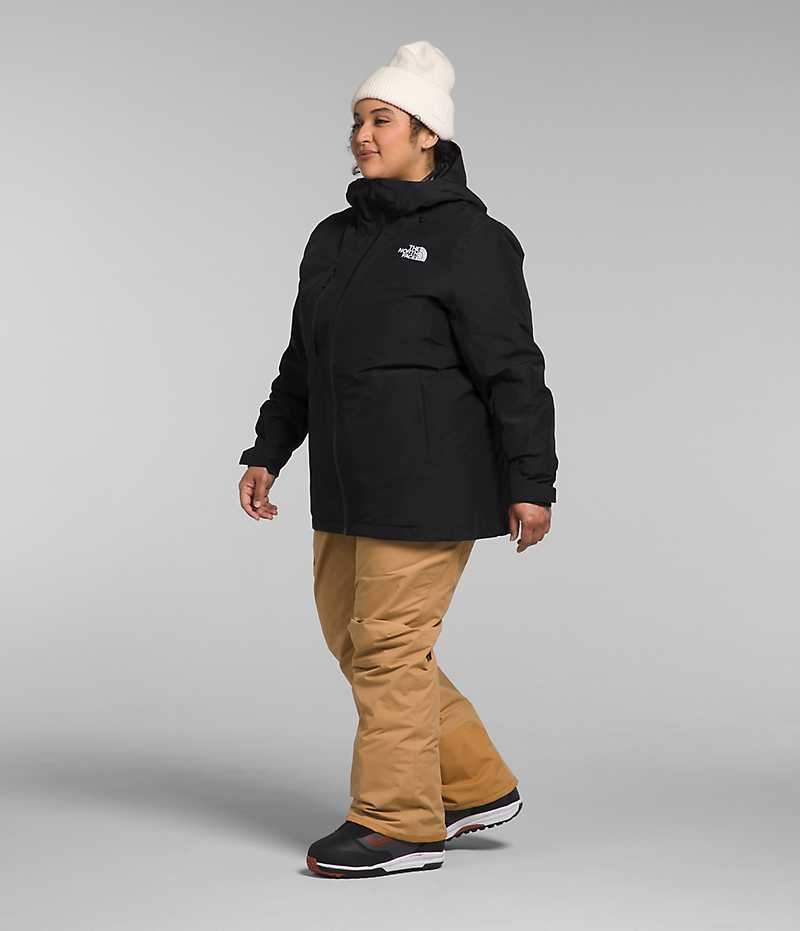 Women's The North Face Plus ThermoBall™ Eco Snow Triclimate® Insulated Jacket Black | CANADA OIDWQM