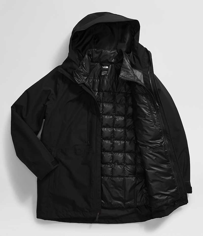 Women's The North Face Plus ThermoBall™ Eco Snow Triclimate® Insulated Jacket Black | CANADA OIDWQM